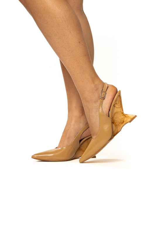 SCARPIN COURO SUZANE